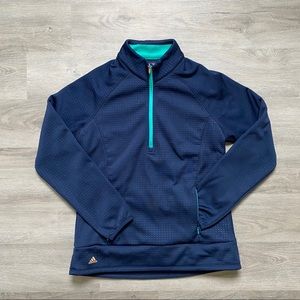 Adidas Golf Blue w/ Rose Gold Quarter Zip Pullover